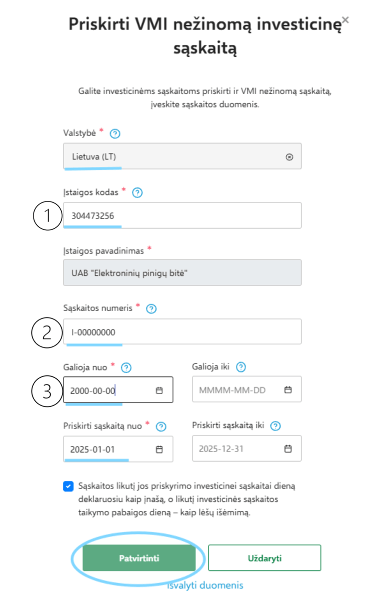 Investicinė sąskaita